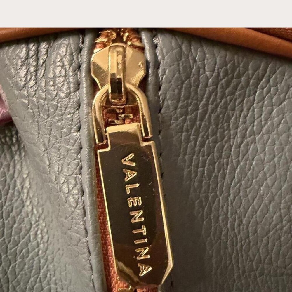 Authentic Valentina Italian Leather Convertible E 0 Ab - Picture 7 of 8